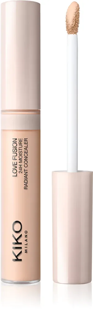 Консилер KIKO Milano Love Fusion 24H Moisture Radiant Concealer среднего покрытия, длительного действия, 8 мл, оттенок 06 Sandstone