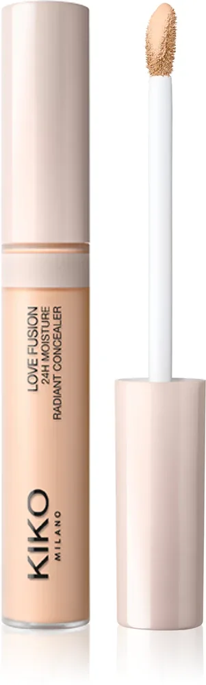 Консилер KIKO Milano Love Fusion 24H Moisture Radiant Concealer среднего покрытия, длительного действия, 8 мл, оттенок 7 Peach