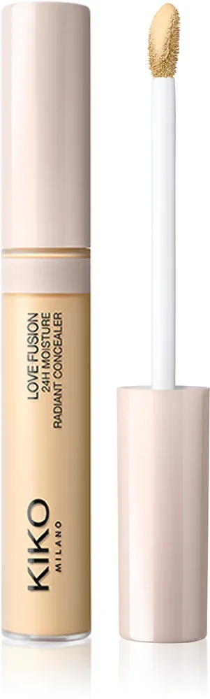 Консилер KIKO Milano Love Fusion 24H Moisture Radiant Concealer среднего покрытия, длительного действия, 8 мл, оттенок 09 Almond