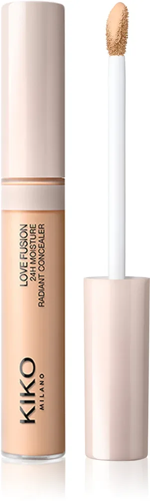 Консилер KIKO Milano Love Fusion 24H Moisture Radiant Concealer среднего покрытия, длительного действия, 8 мл, оттенок 12 Natural Beige