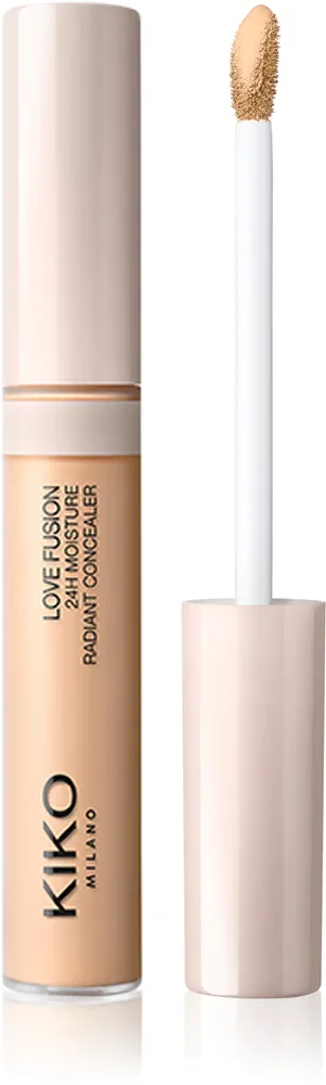 Консилер KIKO Milano Love Fusion 24H Moisture Radiant Concealer среднего покрытия, длительного действия, 8 мл, оттенок 11 Vanilla
