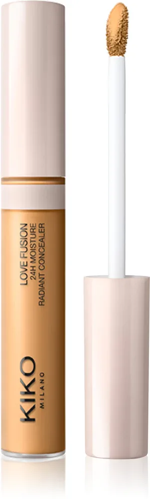 Консилер KIKO Milano Love Fusion 24H Moisture Radiant Concealer среднего покрытия, длительного действия, 8 мл, оттенок 18 Butterscotch