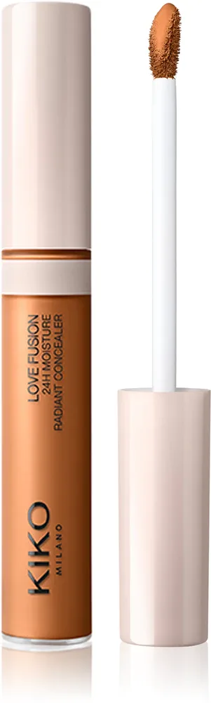 Консилер KIKO Milano Love Fusion 24H Moisture Radiant Concealer среднего покрытия, длительного действия, 8 мл, оттенок 22 Coffee