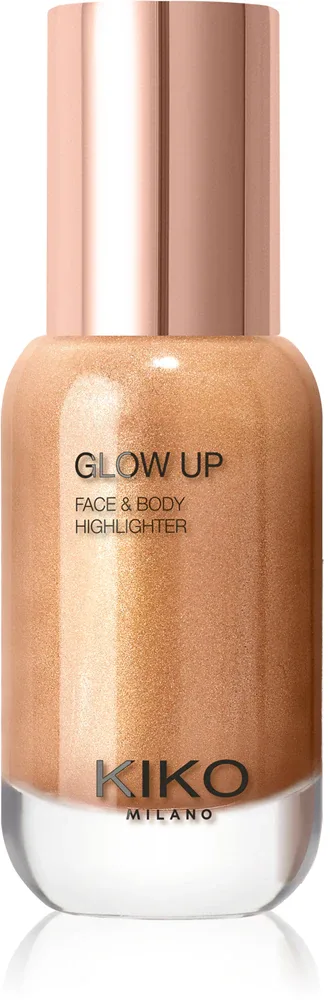 Хайлайтер для лица KIKO Milano Glow Up с сияющими пигментами, 30 мл, оттенок 02 Copper