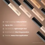 Корректор для лица KIKO Milano Full Coverage Dark Circles Concealer с плотным покрытием, стойкий, 8 мл, оттенок 06 Hazelnut — фото 6
