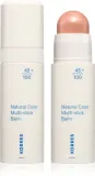 Стик для губ и щёк Korres Natural Color Multi-Stick Balm многофункциональный, с эффектом сияния, 4,5 г, оттенок Glass Peach — фото 1