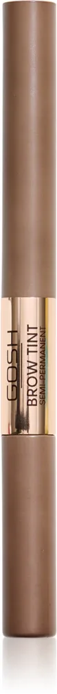 Краска для бровей GOSH COPENHAGEN Brow Tint стойкая, со щёточкой, 2,9 г, оттенок 003 Grey Brown