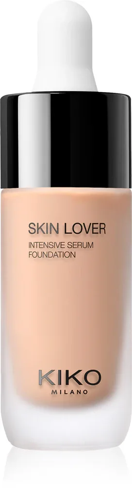 Тональное средство KIKO Milano Skin Lover Intensive Serum Foundation увлажняющее, среднее покрытие, 20 мл, оттенок 3NR Neutral Rose