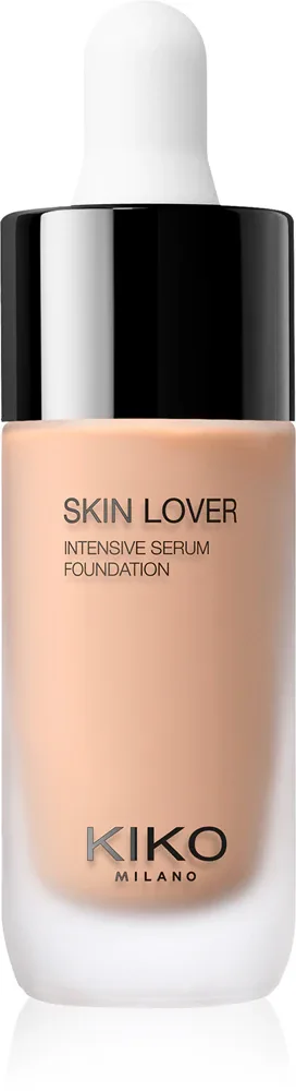 Тональное средство KIKO Milano Skin Lover Intensive Serum Foundation увлажняющее, среднее покрытие, 20 мл, оттенок 3NG Neutral Gold
