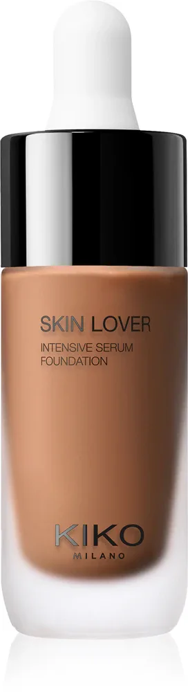 Тональное средство KIKO Milano Skin Lover Intensive Serum Foundation увлажняющее, среднее покрытие, 20 мл, оттенок 8.5NG Neutral Gold