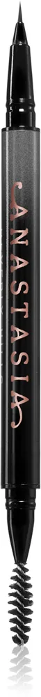 Маркер для бровей Anastasia Beverly Hills MicroStroke Brow Pen водостойкий, с тонким наконечником, стойкий, 0,5 мл, оттенок Dark Brown