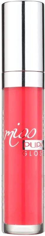 Блеск для губ PUPA Milano Miss Pupa лёгкий, не склеивает губы, 5 мл, оттенок 204 Timeless Coral