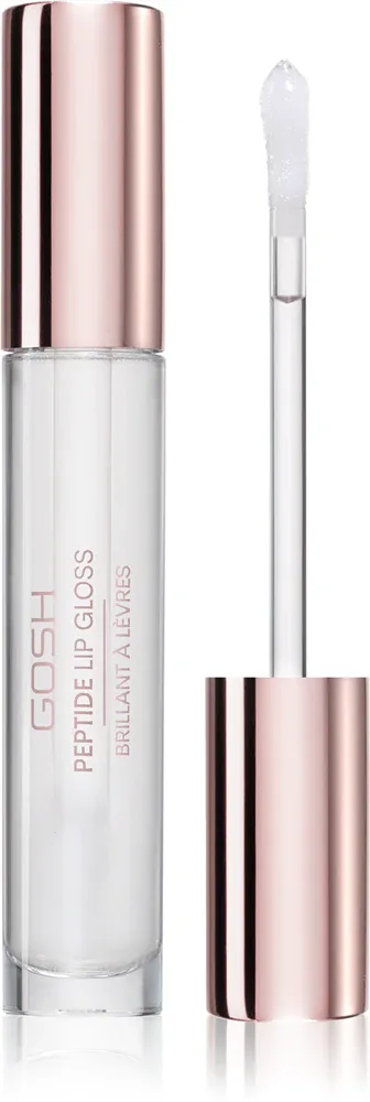 Блеск для губ GOSH COPENHAGEN Peptide Lip Gloss с пептидами, увлажняющий, 7 мл, оттенок 004 Timeless