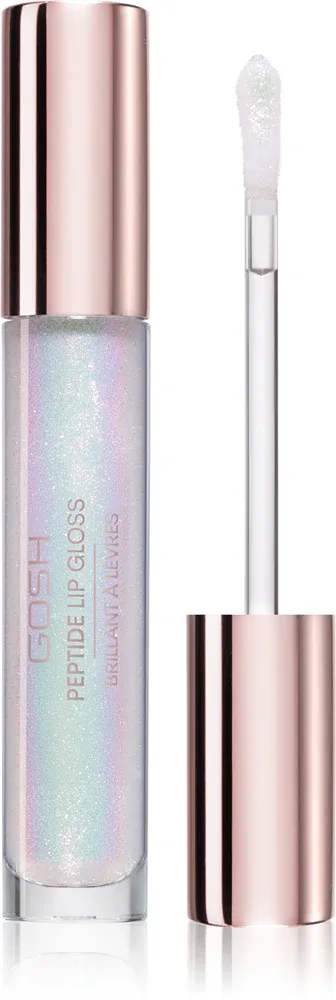 Блеск для губ GOSH COPENHAGEN Peptide Lip Gloss с пептидами, увлажняющий, 7 мл, оттенок 001 Diamond