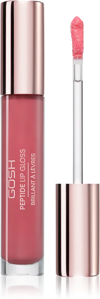 Блеск для губ GOSH COPENHAGEN Peptide Lip Gloss с пептидами, увлажняющий, 7 мл, оттенок 011 Antique