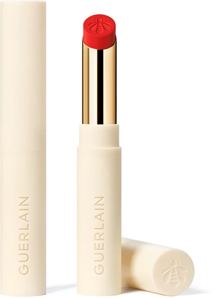 Сменный блок помады для губ GUERLAIN KissKiss Refill матовый, насыщенный цвет, 1,85 г, оттенок 639 Tangerine Bloom