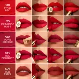 Сменный блок помады для губ GUERLAIN KissKiss Refill матовый, насыщенный цвет, 1,85 г, оттенок 599 Red Aster 1.85 г (GUR19425) — фото 6