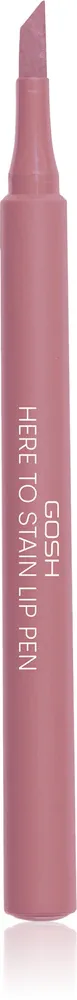 Карандаш для губ GOSH COPENHAGEN Here To Stain Lip Pen стойкий, увлажняющий, 1 мл, оттенок 008 Ruby Stain