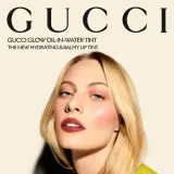 Помада для губ жидкая Gucci Glow Oil-In-Water Tint Liquid Lipstick с гиалуроновой кислотой, блестящая, 6,5 мл, оттенок 217 Valeria Rose — фото 7