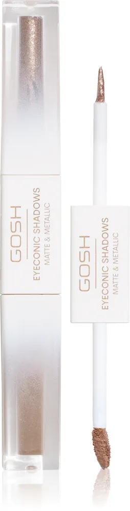 Тени для век GOSH COPENHAGEN Eyeconic Shadows матовые, с металлическим эффектом, 1,5 мл, оттенок 002 Sassy
