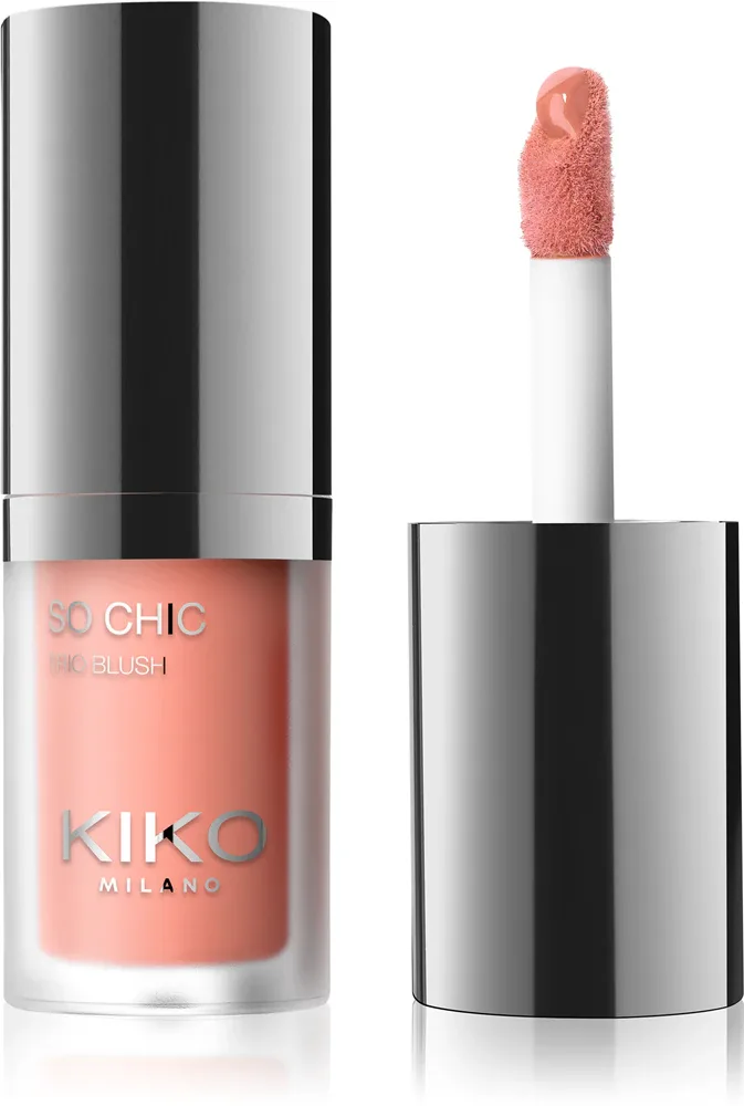 Румяна для лица KIKO Milano So Chic матовые, стойкие, 4,5 мл, оттенок 02 Velvet Peach