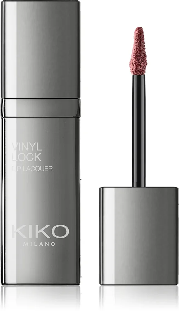 Помада для губ KIKO Milano Vinyl Lock жидкая, с высоким блеском, 4 мл, оттенок 01 Rebel Russett