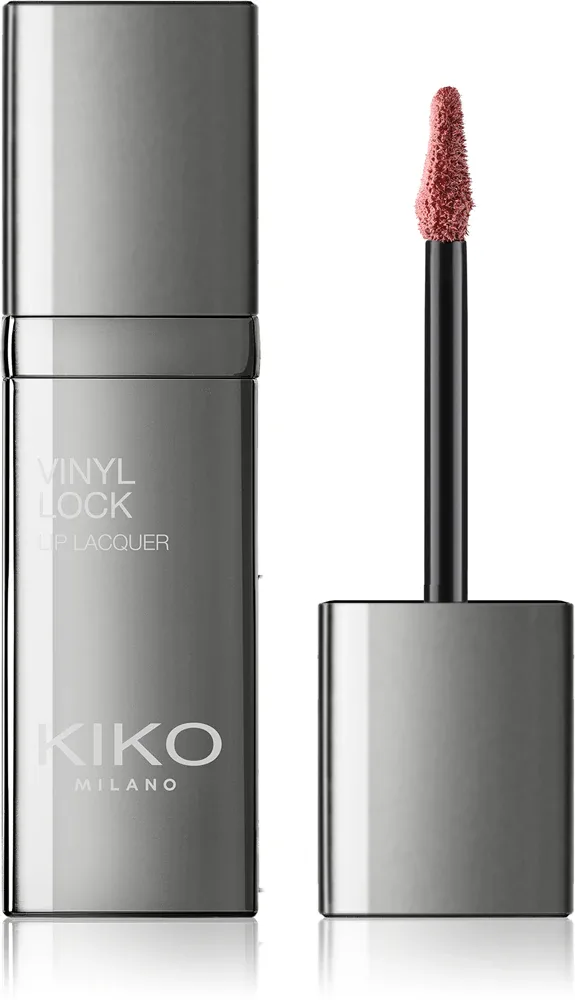 Помада для губ KIKO Milano Vinyl Lock жидкая, с высоким блеском, 4 мл, оттенок 02 Back To Brick