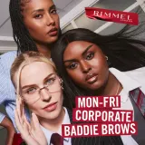 Гель для бровей Rimmel Wonder'Bond стойкий, быстросохнущий, 7,7 мл, оттенок 002 Medium Brown — фото 4