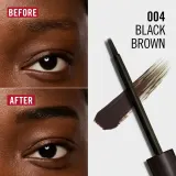 Гель для бровей Rimmel Wonder'Bond стойкий, быстросохнущий, 7,7 мл, оттенок 004 Black Brown — фото 3