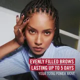Гель для бровей Rimmel Wonder'Bond стойкий, быстросохнущий, 7,7 мл, оттенок 004 Black Brown — фото 5