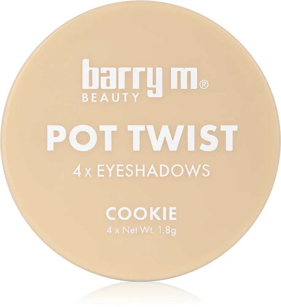 Тени для век Barry M Pot Twist набор, матовые и блестящие, 4 x 1,8 г, оттенок Cookie