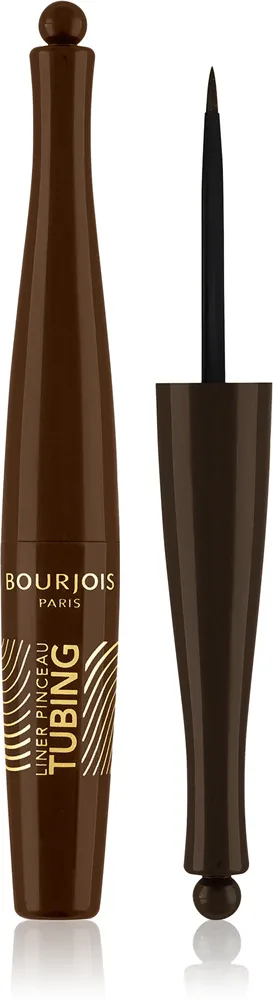 Подводка для глаз Bourjois Liner Pinceau Tubing стойкая, с аппликатором, 2,5 мл, оттенок 002 Brown