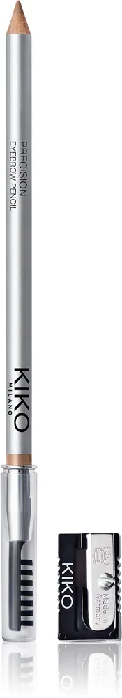Карандаш для бровей KIKO Milano Precision Eyebrow Pencil со щёточкой, длительного действия, 0,55 г, оттенок 08 Reddish Blondes