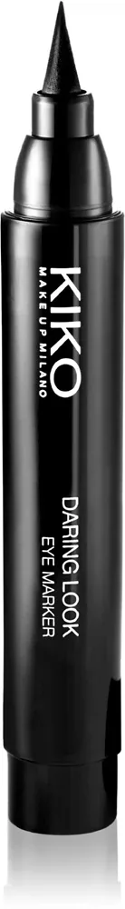 Подводка для глаз KIKO Milano Daring Look чёрная, стойкая, 2,5 мл
