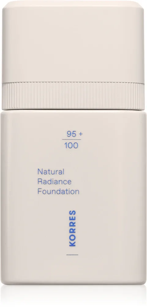Тональный крем Korres Natural Radiance Foundation со средней плотностью покрытия, увлажняющий, 30 мл, оттенок 01 Light