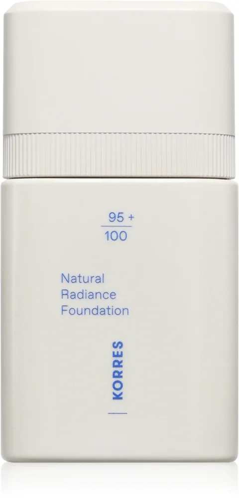 Тональный крем Korres Natural Radiance Foundation со средней плотностью покрытия, увлажняющий, 30 мл, оттенок 02 Medium