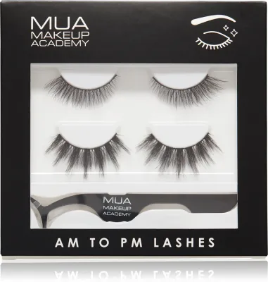 Накладные ресницы MUA Makeup Academy Lashes Am To Pm универсальные, многоразовые, 2 пары