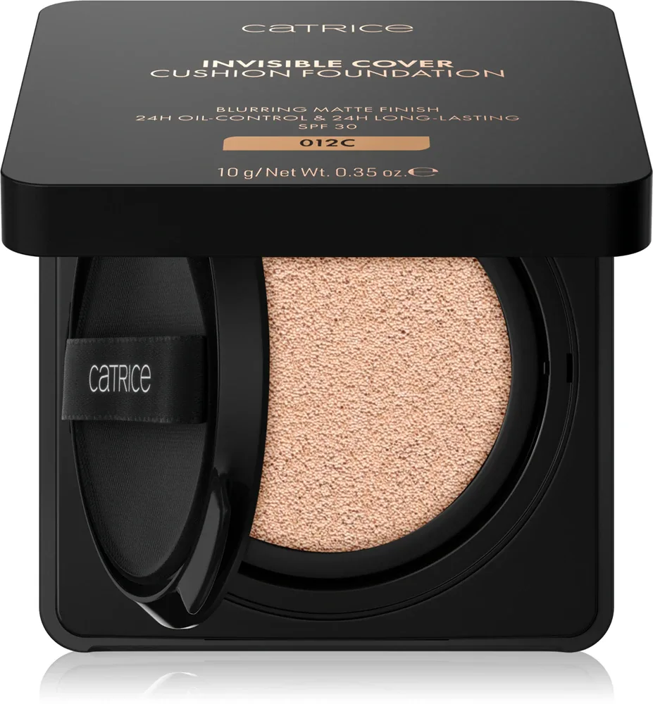 Тональное средство Catrice Invisible Cover Cushion Foundation кушон, с SPF, 10 г, оттенок 012C