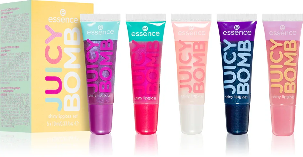 Набор блесков для губ essence Juicy Bomb пять оттенков по 10 мл 03 The Juicy Side Of Life