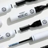 Воск для бровей GOSH COPENHAGEN Brow Lift Lamination Wax с эффектом ламинации, сильной фиксации, 6 мл, оттенок 001 Clear — фото 4