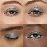 Тени для век KIKO Milano High Pigment матовые, стойкие, бежевые, 1,5 мл, оттенок 52 Metallic Silver — фото 3