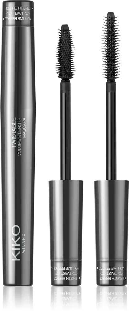 Тушь для ресниц KIKO Milano Twistable удлиняющая, для объёма, 7,5 мл