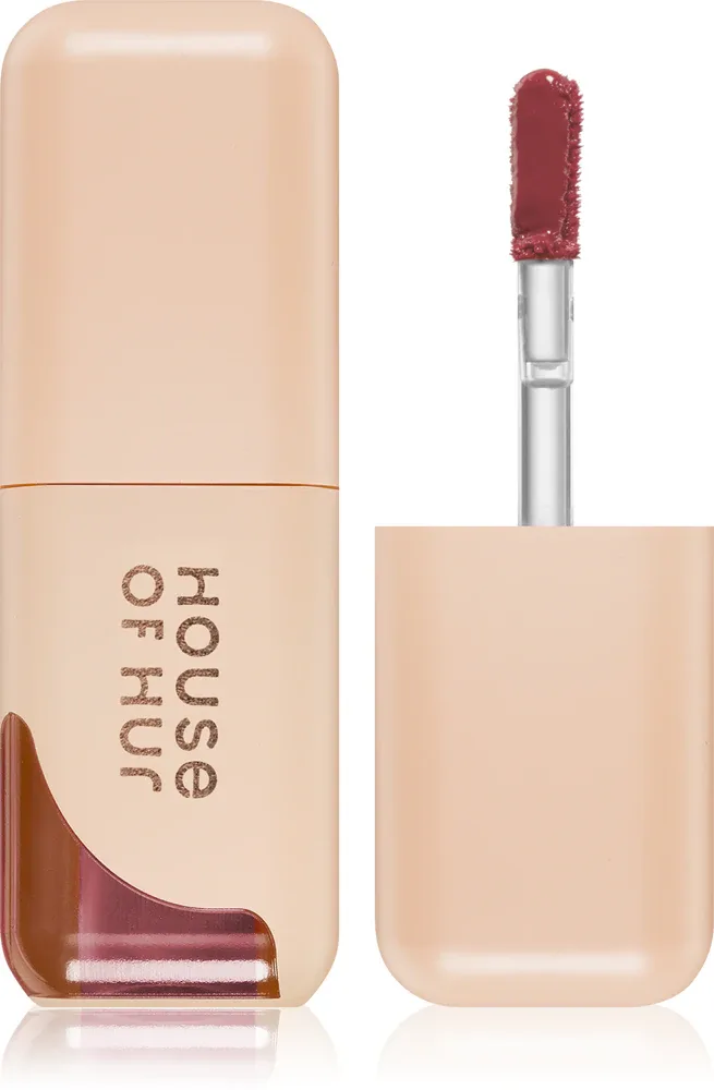 Тинт для губ House of Hur Glowy Ampoule Tint стойкий, увлажняющий, с аппликатором, 4,5 г, оттенок 03 Dawn Pink