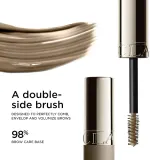Гель для бровей Clarins Wonder Sculp Eyebrow Gel фиксирующий, 5 мл, оттенок 01 ash blonde — фото 3