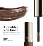 Гель для бровей Clarins Wonder Sculp Eyebrow Gel фиксирующий, 5 мл, оттенок 03 warm brown — фото 3