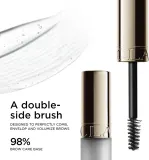 Гель для бровей Clarins Wonder Sculp Eyebrow Gel прозрачный, фиксирующий, 5 мл, оттенок 00 clear — фото 3