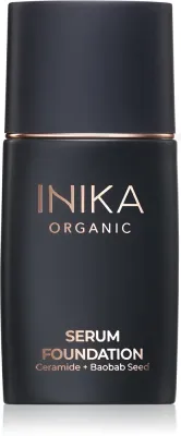 Тонирующий крем для лица INIKA Organic Serum Foundation с лёгкой степенью покрытия, увлажняющий, 25 мл