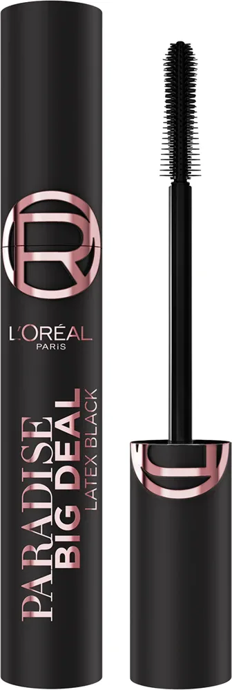 L’Oréal Paris Lash Paradise Big Deal - Тушь для ресниц L’Oreal Paris Lash Paradise Big Deal удлиняющая, для объёма, подкручивающая, 9,9 мл, 9.9 мл, оттенок Latex Black
