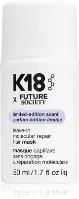 Маска для волос K18 Future x Society Leave-in Molecular Repair Hair Mask несмываемая, для окрашенных волос, 50 мл