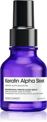 L’Oréal Professionnel Serie Expert Keratin Alpha Sleek - Сыворотка для волос Serie Expert Keratin Alpha Sleek разглаживающая, с термозащитой, 50 мл, 50 мл